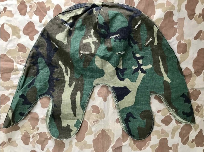 M1 helmet cover in RDF camouflage