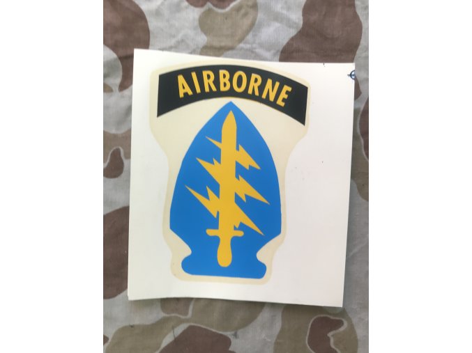 Special Forces Helmet Decal