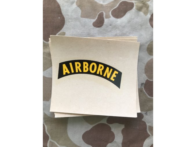 Decal na helmu/liner - oblouček Airborne