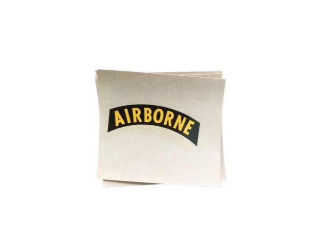 Decal na helmu/liner - oblouček Airborne