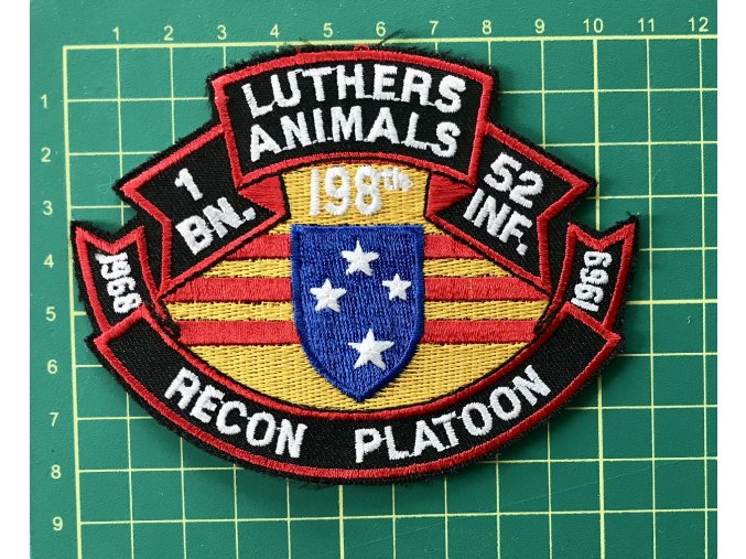 Veteran patch 1 Bn. 52 Inf. Recon Platoon