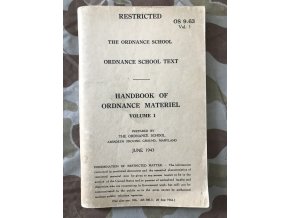 Handbook of ordonance Materiel Vol. 1 - 1943