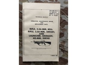 Handbuch Gewehr, 5.56-MM, M16 Gewehr, Werfer Granate XM148