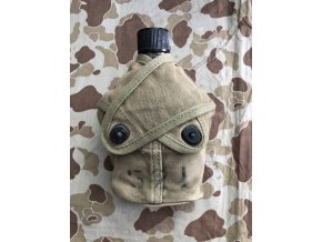 USMC schwarz emaillierte Feldflasche