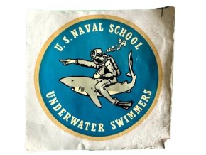 Decal U.S. Naval School - Underwater Swimmers