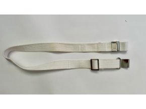 Ceremonial white canvas rifle sling