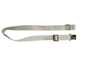 Ceremonial white canvas rifle sling