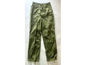 Trousers, man's, cotton poplin olive green 107 Type II - Small - NOS