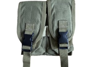 Old Gen Double M4 Mag pouch tan - Black buckle