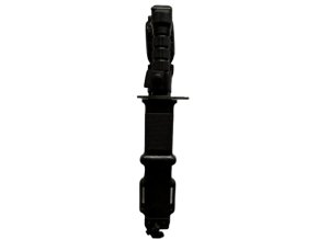 Bayonet M9 Lan-Cay Black Blade, Round Grip, Black Scabbard