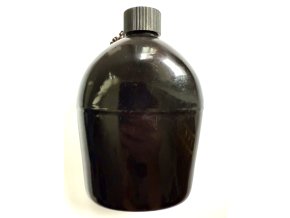 WW 2 USMC Black Enamel Canteen