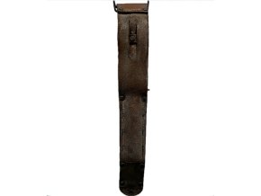 US M3 Trench Knife (1943) – Utica (U.C.) – Blade Marked + M6 Leather Scabbard BarWood