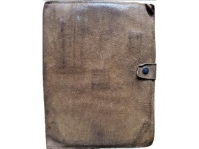 Souprava ČSLA Geodet / Velitel – Práce s mapou – 60. léta – Kožené pouzdro (Plné)