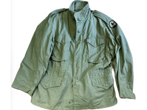 US Army M-65 Field Jacket | Dated 1977 | 94th ARCOM Patch | Brass Zip | Large Regular