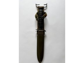 US M3 Fighting Knife Utica (Blade Marked) | M8A1 Scabbard | WWII Era