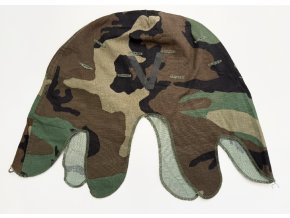 US M1 Helmet Cover Woodland | "V" Marking (USMC / Army) | 1983 NOS