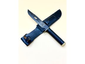 Vintage Hoffritz Italy Survival Knife | Hollow Handle w/ Compass | NOS