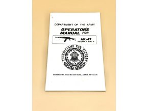 US Army Operator's Manual for AK-47 | 203rd MI Battalion | Unissued