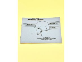 Originální manuál US Army: PASGT Ballistic Helmet | Natick Labs | 80. léta