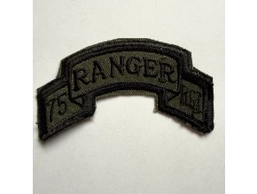 Original 75th Ranger Regiment Scroll Patch | Subdued | 1980s