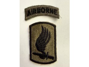 Original 173rd Airborne Brigade Patch (Sky Soldiers) | Subdued | Cut-Edge