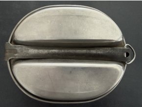 Original US WWII Mess Kit & Cutlery Set | E.A. Co. 1943 | Named Trench Art