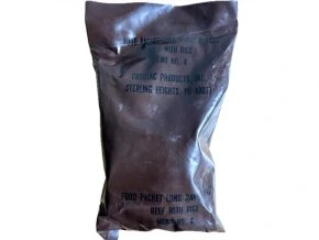 Original US Army Food Packet LRP (Menu No. 4) | Rare Unopened Ration