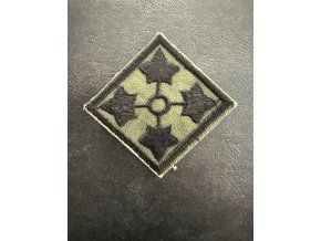 Original US Army 4th Infantry Division Patch | Subdued Twill | Vietnam Era