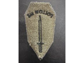 Original US Army Infantry School "Follow Me" Patch | Subdued / Cut Edge | Vietnam  Short Description: