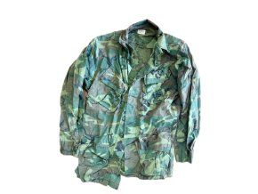 Original USMC ERDL Jungle Fatigue Coat | 1969 | Size Small-Regular