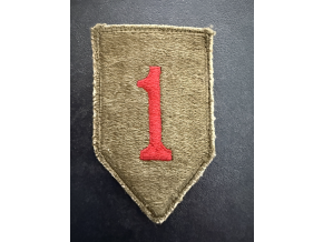Original WWII 1st Infantry Division "Big Red One" Patch | Cut Edge