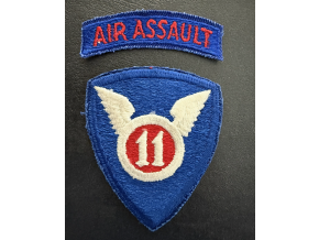 Original 11th Air Assault Division (Test) Patch w/ Tab | 1960s