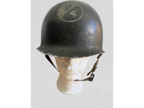 Original WWII M1 Fixed Bale Helmet (94th Inf. Div.) | Czech "Barn Find"