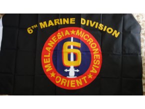 Vlajka USMC 6th Marine Div.
