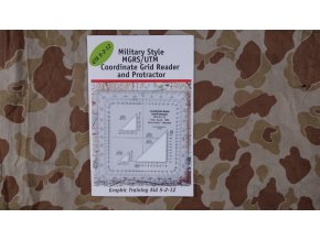 Military Style MGRS/UTM Protractor