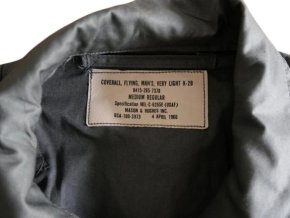 Coverall, Flying, Man's, Very Light K-2B - NAM