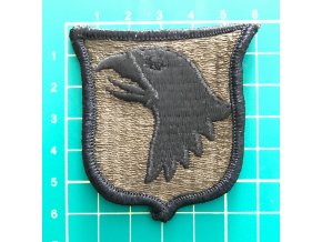 Nášivka 101st Airborne Division - obrácené barvy