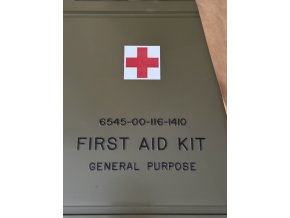 US Army Plastový Box Lékárny | General Purpose First Aid Kit | Vodotěsný | NSN 6545-00-116-1410