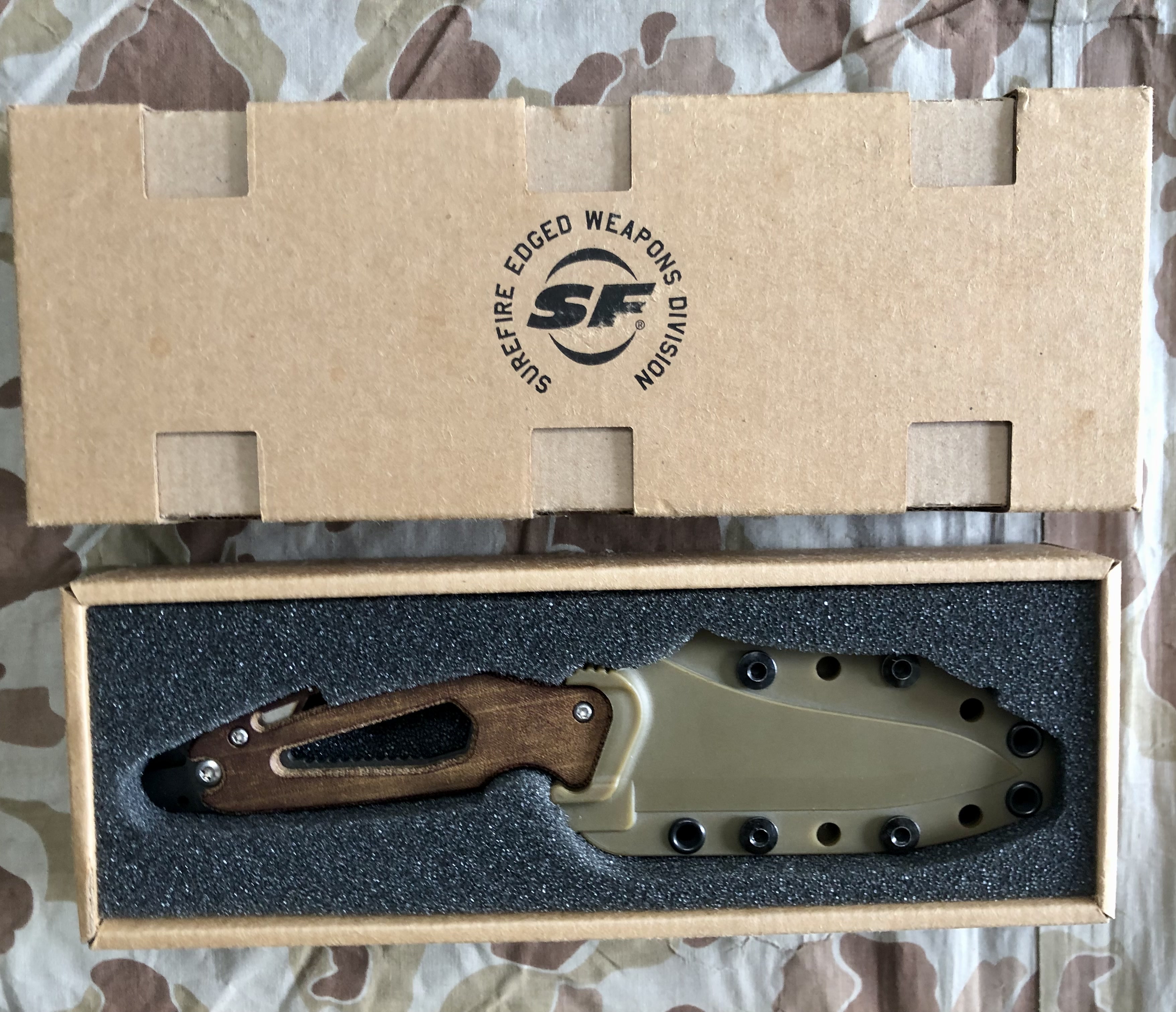 Nůž SureFire Delta Fixed Blade Tactical / Utility Knife EW-06