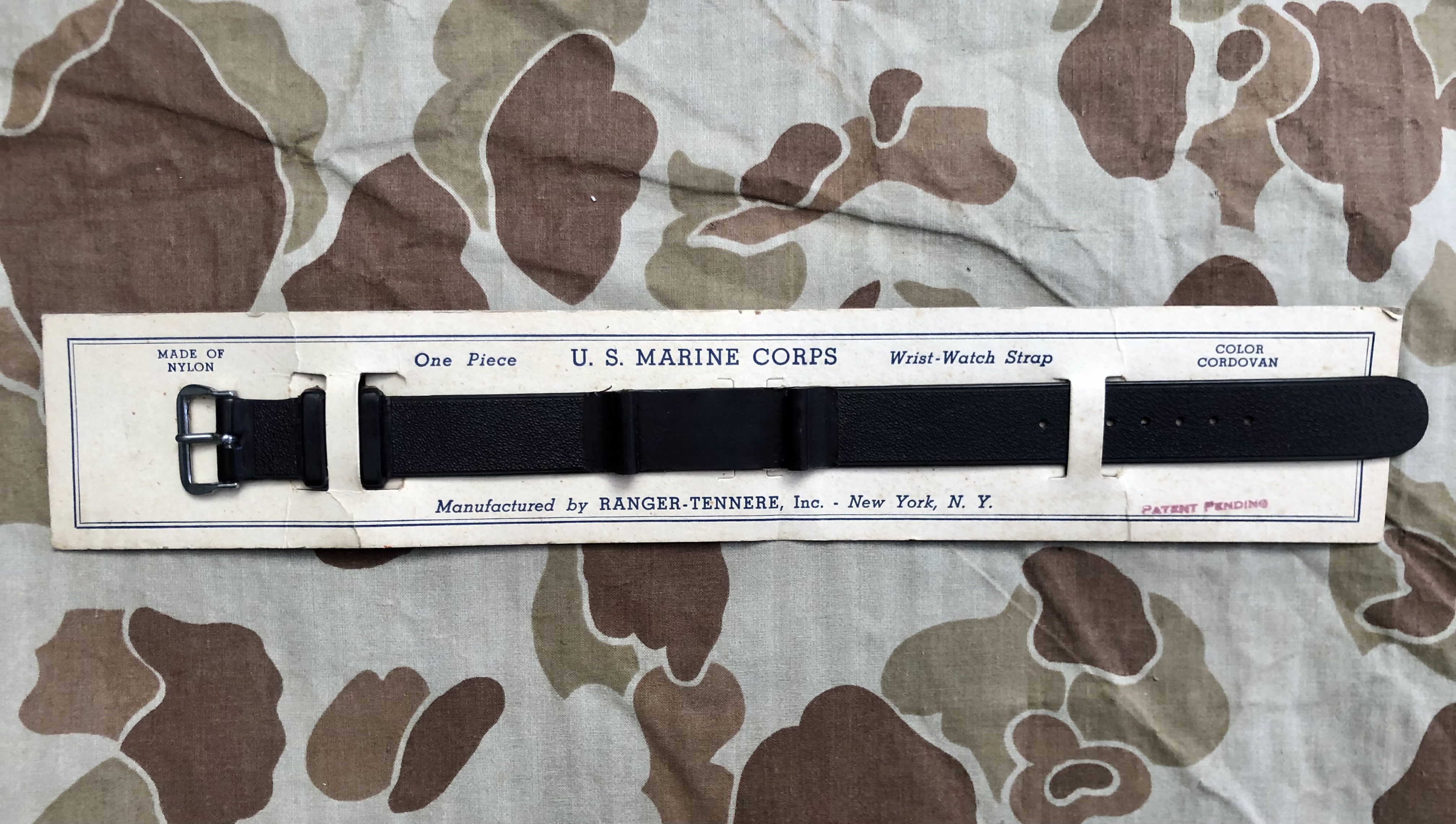 USMC Nylonový pásek na hodinky WW II