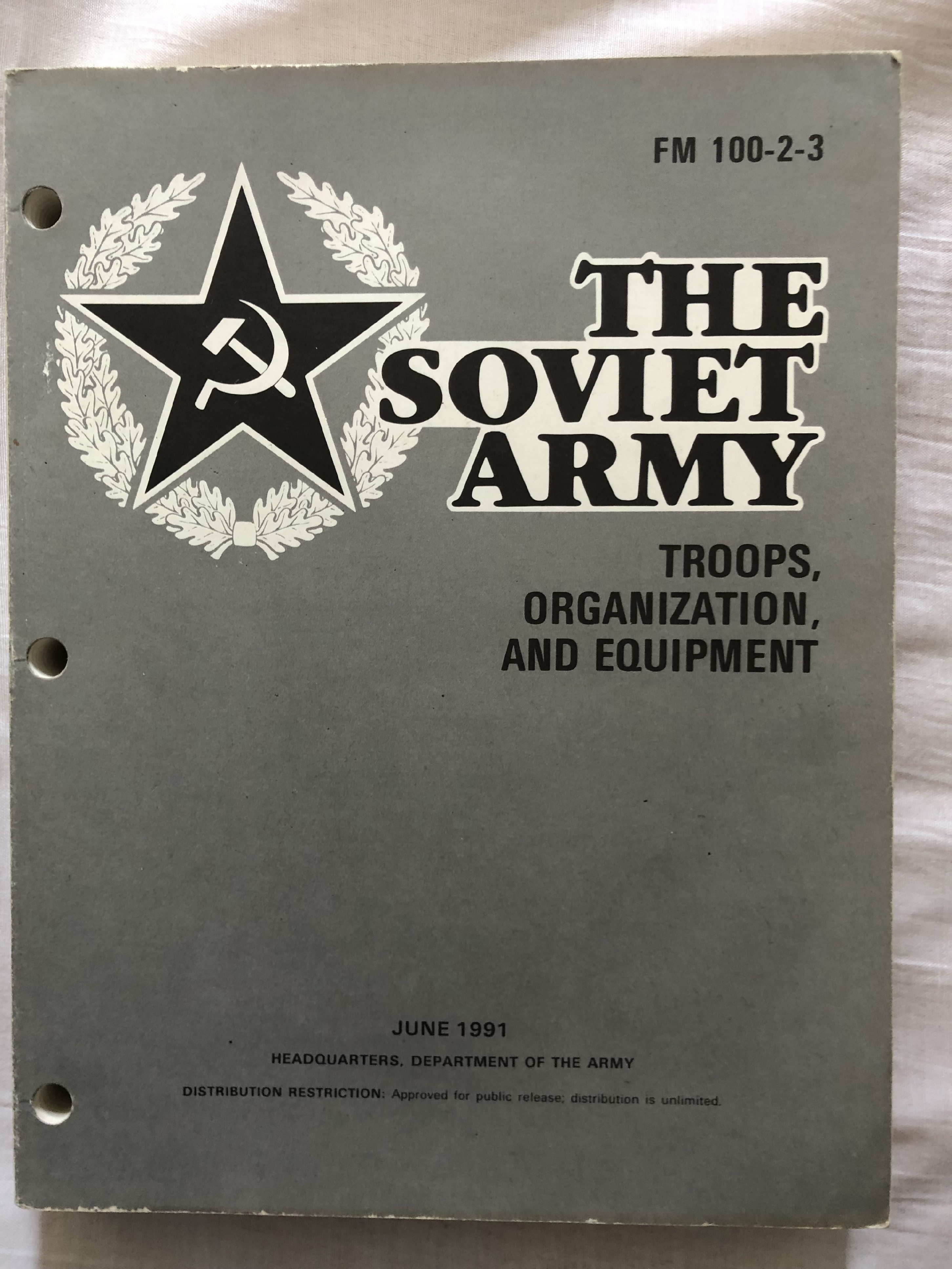 FM 100- 2-3 The Soviet Army