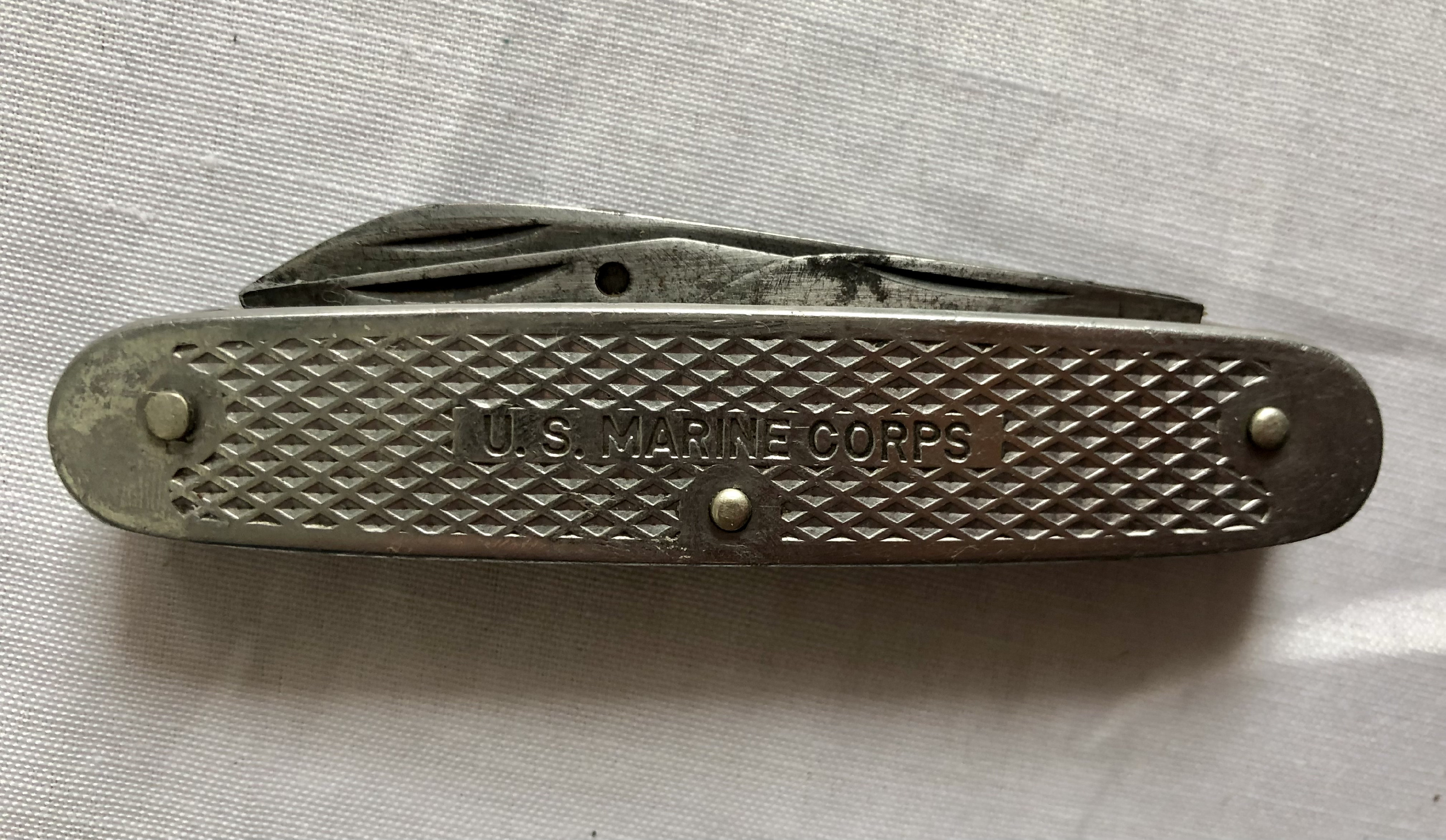 US MARINE CORPS FOLDING POCKET KNIFE