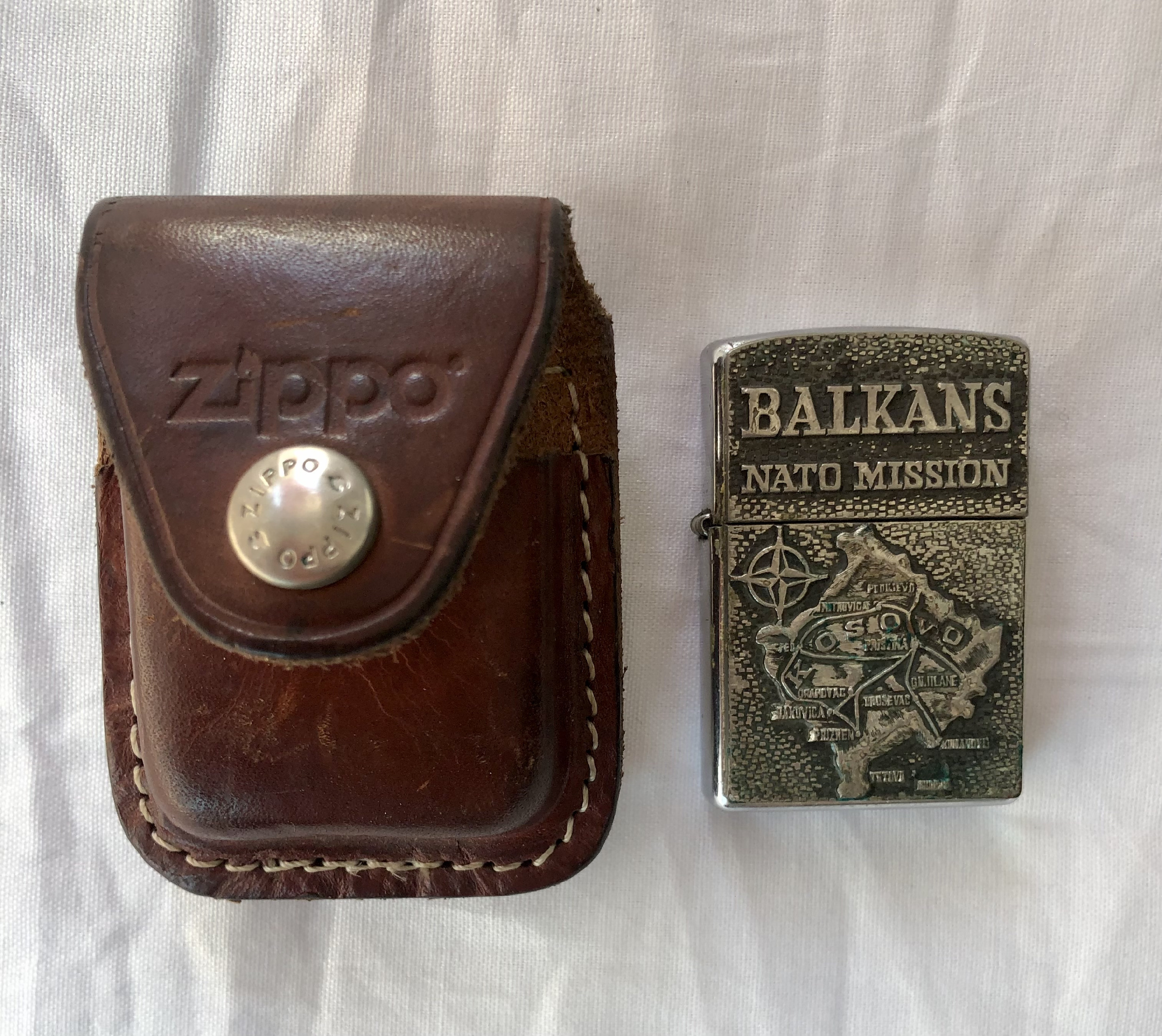 Zapalovač Zippo - Balkans NATO Missions