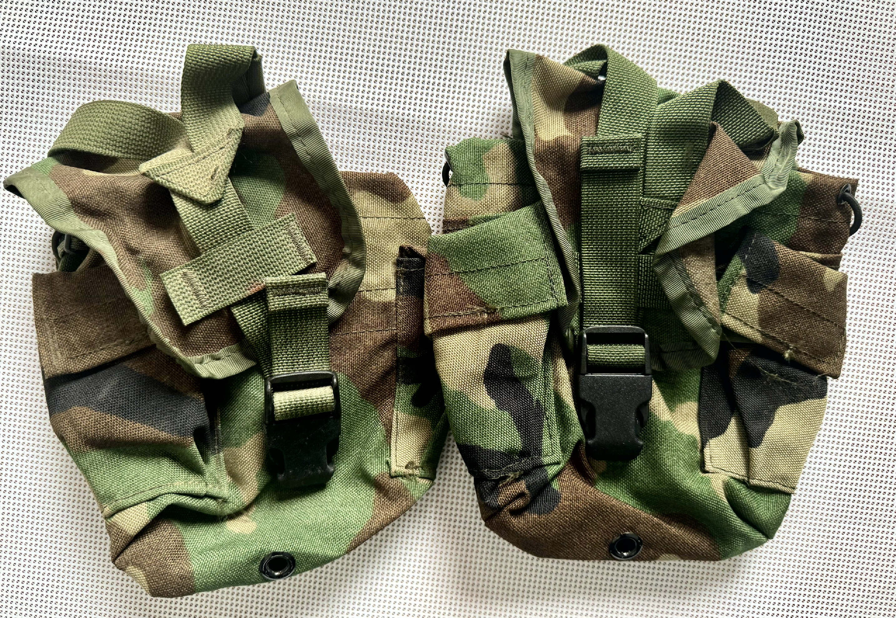 MOLLE II, Pouch, Canteen Carrier, Utility Woodland