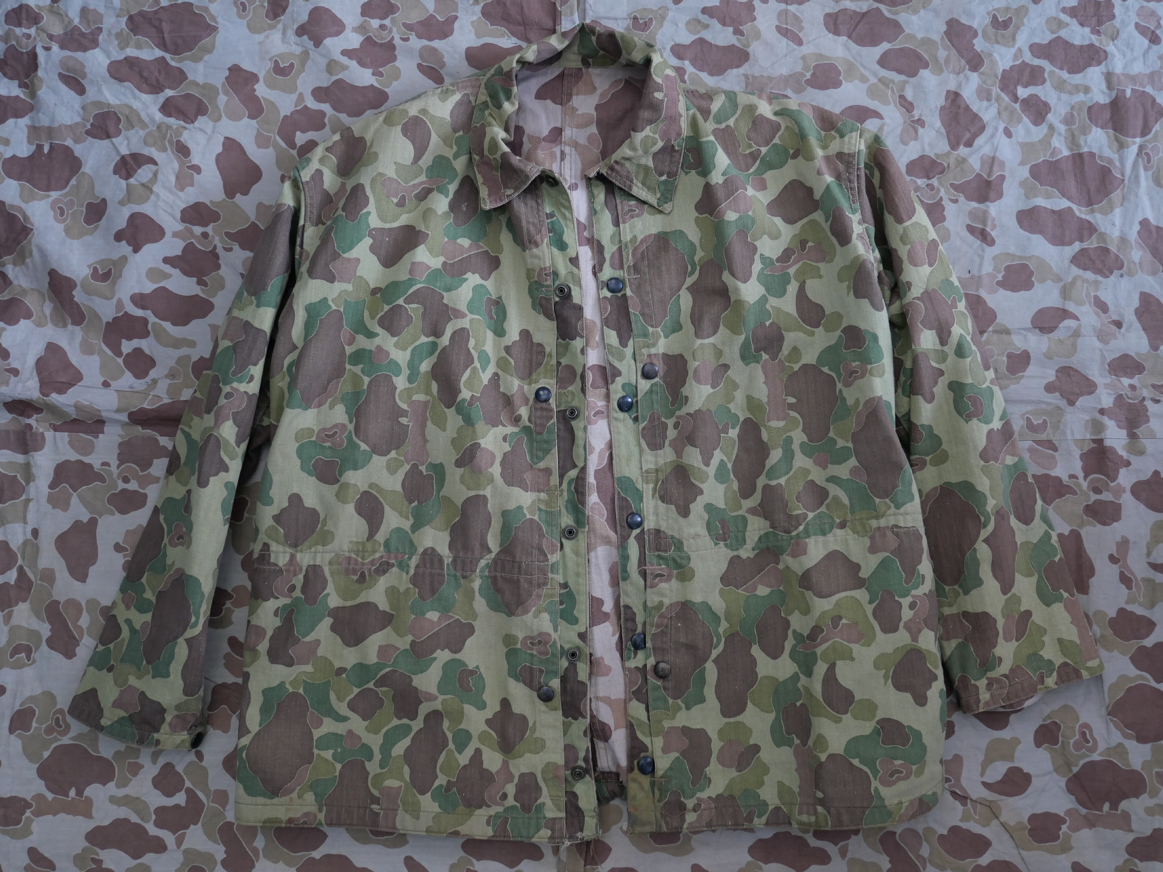 USMC Coverall, parachutist, camouflage - 3rd pattern - modified