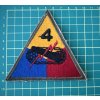 Patch of 4th Armored Division "ROLLING FOURTH"