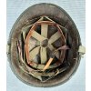 M1 helmet fixed bales - front seam