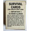 Survival Cards for South East Asia
