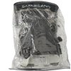 6004-25 - SINGLE STRAP LEG SHROUD WITH DROP FLEX ADAPTER - Black