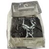 6004-25 - SINGLE STRAP LEG SHROUD WITH DROP FLEX ADAPTER - Black